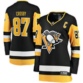Sidney Crosby Pittsburgh Penguins Fanatics Women's Captain Patch Home Breakaway Jersey - NHL Jerseys