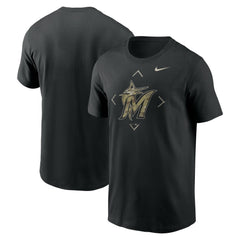 Miami Marlins Nike Camo Logo T-Shirt - MLB T-shirts