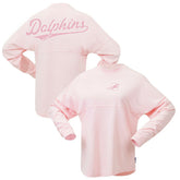 Miami Dolphins Women's Millennial Spirit Jersey T-Shirt | NFL Sale