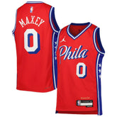 Red Tyrese Maxey Philadelphia 76ers Jordan Brand Youth Swingman Jersey | NBA