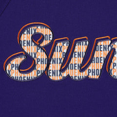 Purple Phoenix Suns DKNY Sport Women's Regina Raglan Pullover Sweatshirt | NBA