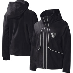 Black Brooklyn Nets G-III 4Her by Carl Banks Women's Last Shot Full-Zip Hoodie | NBA