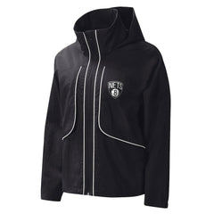 Black Brooklyn Nets G-III 4Her by Carl Banks Women's Last Shot Full-Zip Hoodie | NBA