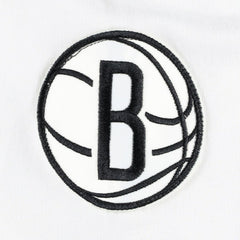 Black/White Brooklyn Nets Tommy Jeans Women's Ariel Pullover Sweatshirt | NBA