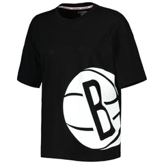 Black Brooklyn Nets Tommy Jeans Women's Bianca T-Shirt | NBA