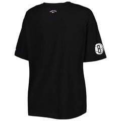 Black Brooklyn Nets Tommy Jeans Women's Bianca T-Shirt | NBA