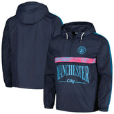 Manchester City Anorak Hoodie Half-Zip Jacket
