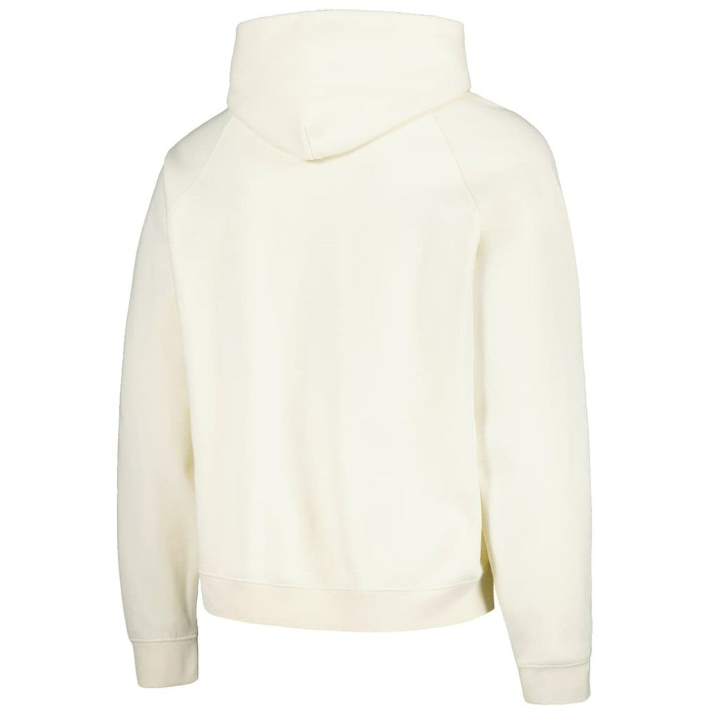 Manchester City Team Stripe Oversized Pullover Hoodie Discount - Cream