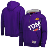Purple Phoenix Suns Tommy Jeans Bernard Half-Zip Hoodie | NBA