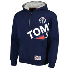 Navy Washington Wizards Tommy Jeans Bernard Half-Zip Hoodie | NBA