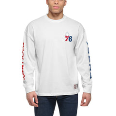 Royal/White Philadelphia 76ers Tommy Jeans Matthew 2-In-1 T-Shirt & Hoodie Combo Set | NBA