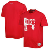 Red Houston Rockets Tommy Jeans Mel Varsity T-Shirt | NBA