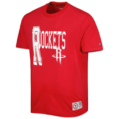 Red Houston Rockets Tommy Jeans Mel Varsity T-Shirt | NBA