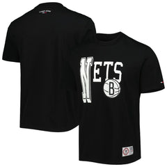 Black Brooklyn Nets Tommy Jeans Mel Varsity T-Shirt | NBA