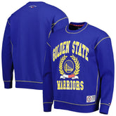 Royal Golden State Warriors Tommy Jeans Peter French Terry Pullover Crew Sweatshirt sale | NBA