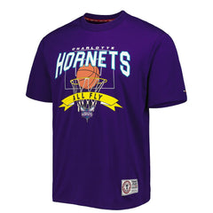 Purple Charlotte Hornets Tommy Jeans Tim Backboard T-Shirt | NBA