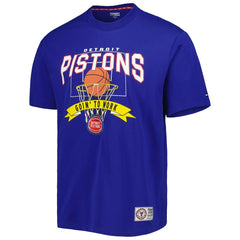 Blue Detroit Pistons Tommy Jeans Tim Backboard T-Shirt | NBA