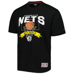 Black Brooklyn Nets Tommy Jeans Tim Backboard T-Shirt | NBA