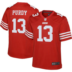 San Francisco 49ers Brock Purdy Youth Game Jersey | NFL Discount