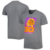 Heather Gray Phoenix Suns Sportiqe Unisex 30th Anniversary Celebration Comfy Tri-Blend T-Shirt | NBA
