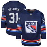 Igor Shesterkin New York Rangers Youth Alternate Premier Player Jersey - NHL Jerseys