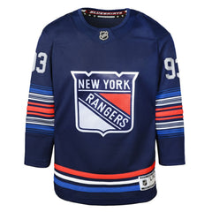Mika Zibanejad New York Rangers Youth Alternate Premier Player Jersey - NHL Jerseys