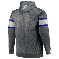 Tampa Bay Lightning Big & Tall Stripe Pullover Hoodie - NHL Hoodies