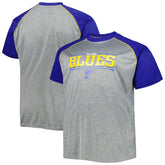 St. Louis Blues Big & Tall Logo Raglan T-Shirt - NHL T-shirts