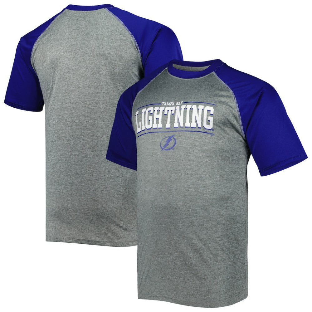 Tampa Bay Lightning Big & Tall Logo Raglan T-Shirt - NHL T-shirts