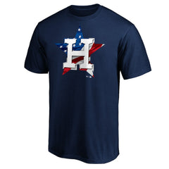 Houston Astros Team Banner Wave T-Shirt - MLB T-shirts