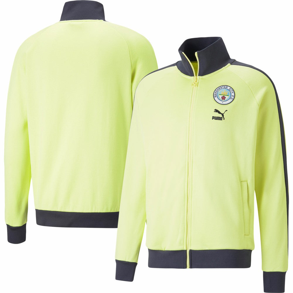 Manchester City ftblHeritage T7 Raglan Full-Zip Track Jacket