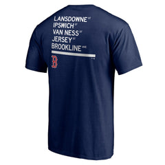 Boston Red Sox Team Hometown Collection Streets T-Shirt - MLB T-shirts