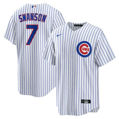 Dansby Swanson Chicago Cubs Nike Replica Player Jersey - MLB Jerseys