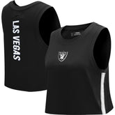 Las Vegas Raiders Pro Standard Women's Ombre Wordmark Classic Cropped Tank Top | NFL Near me