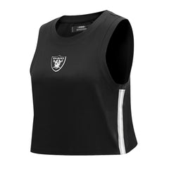 Las Vegas Raiders Pro Standard Women's Ombre Wordmark Classic Cropped Tank Top | NFL Near me