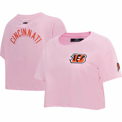 Cincinnati Bengals Pro Standard Women's Cropped Boxy T-Shirt | NFL Discount