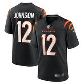 Cincinnati Bengals Tyron Johnson Home Game Player Jersey | NFL Discount