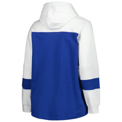 Los Angeles Dodgers Women's Plus Size Colorblock Pullover Hoodie - MLB Hoodies