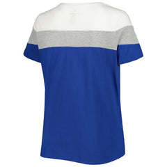 Chicago Cubs Women's Plus Size Colorblock T-Shirt - MLB T-shirts