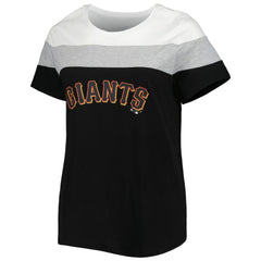 San Francisco Giants Women's Plus Size Colorblock T-Shirt - MLB T-shirts