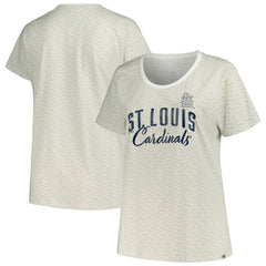 St. Louis Cardinals Profile Women's Plus Size Leopard T-Shirt - MLB T-shirts