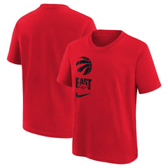Red Toronto Raptors Youth Vs Block Essential T-Shirt | NBA