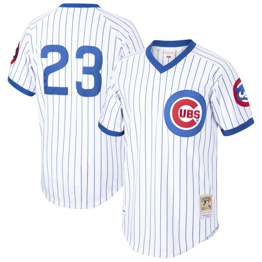 Ryne Sandberg Chicago Cubs Cooperstown Collection 1987 Authentic Player Jersey - MLB Jerseys
