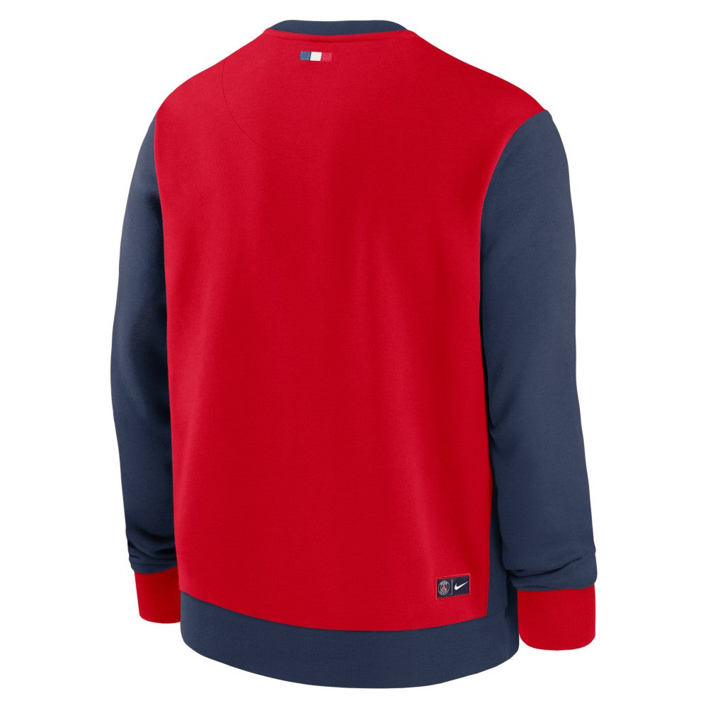 Paris Saint-Germain 2023/24 Standard Issue Travel Performance Pullover Sweatshirt on sale - Red