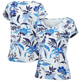 Boston Red Sox Tommy Bahama Women's Aubrey Romantic Blooms IslandZone T-Shirt - MLB T-shirts