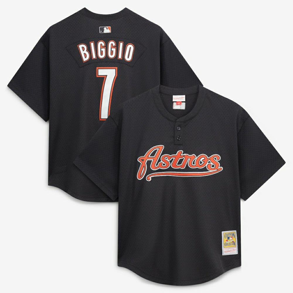 Craig Biggio Houston Astros Mitchell & Ness Authentic Batting Practice Jersey - MLB Jerseys