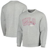 Heather Gray Philadelphia 76ers Stadium Essentials Unisex Element Logo Pop Pullover Sweatshirt | NBA