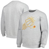 Heather Gray Phoenix Suns Stadium Essentials Unisex Element Logo Pop Pullover Sweatshirt | NBA