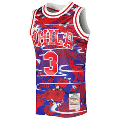 Red Allen Iverson Philadelphia 76ers 1996/97 Hardwood Classics Lunar New Year Swingman Jersey | NBA