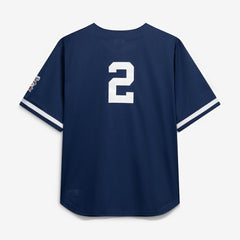 Derek Jeter New York Yankees Mitchell & Ness Cooperstown Collection Mesh Batting Practice Button-Up Jersey - MLB Jerseys